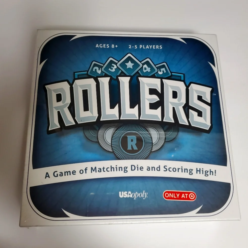 Rollers a Game of Matching Die and Scoring High Game Board